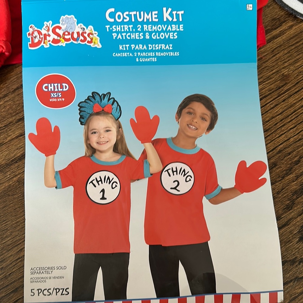 CHILD DR SESUSS COSTUME XS/S